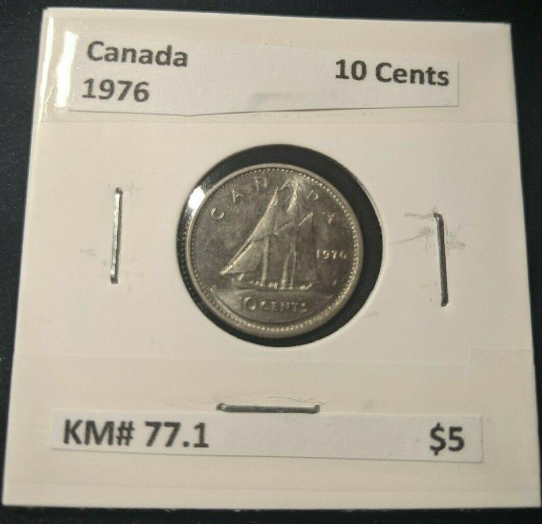 Canada 1976 10 Cents  KM# 77.1   #760