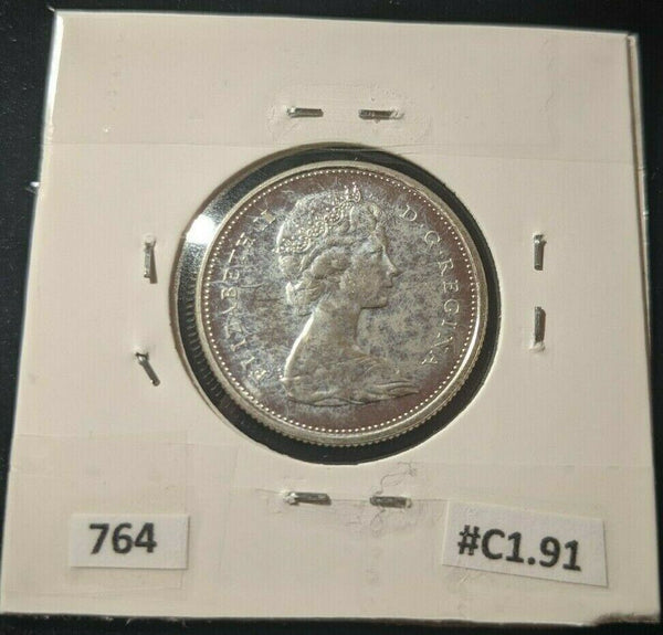 Canada 1967 25 Cents  Proof Like KM# 68a    #764