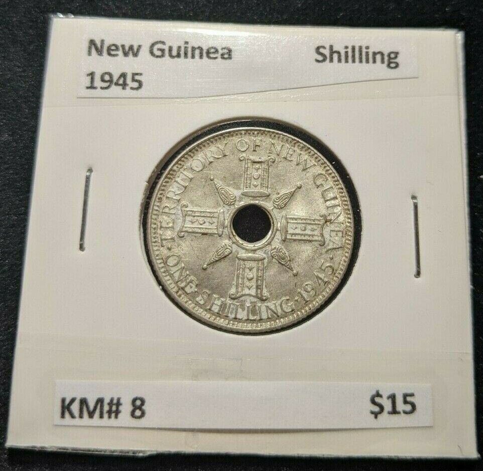 New Guinea 1945 Shilling1/- KM# 8 #573