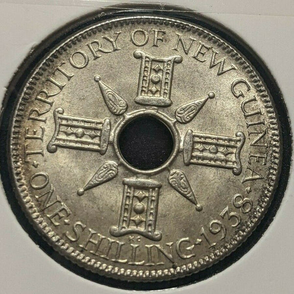 New Guinea 1938 Shilling 1/- KM# 8 #512