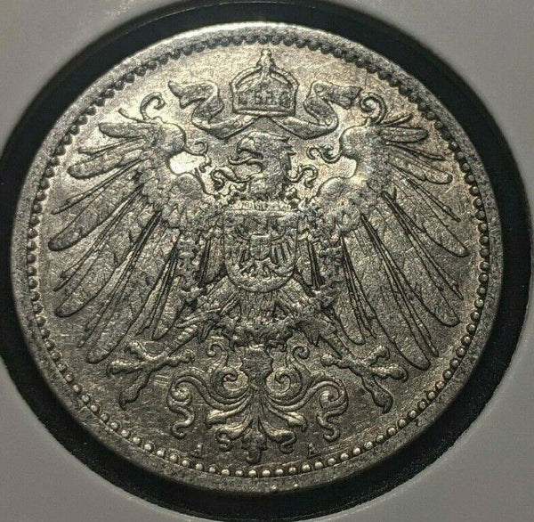 Germany Empire 1905 A Mark KM# 14 Cleaned #211  8A