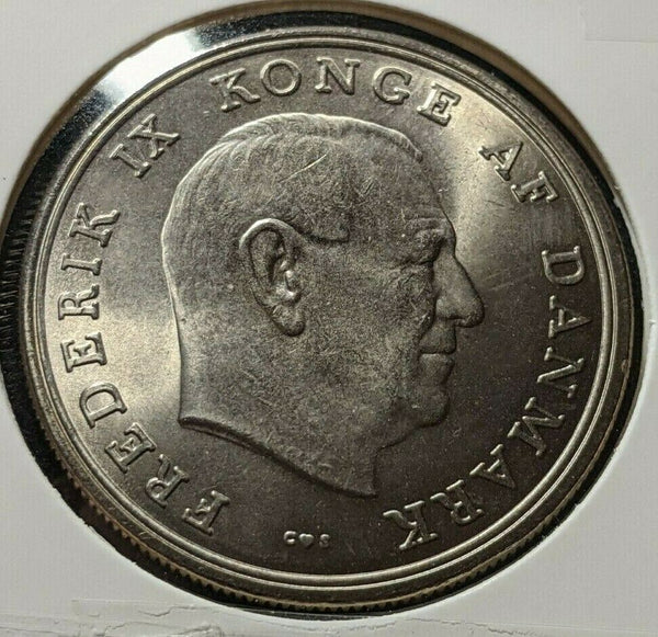 Denmark 1963 5 Kroner KM# 853.1  #455