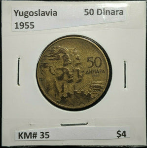 Yugoslavia 1955 50 Dinara KM# 35    #349   #6C
