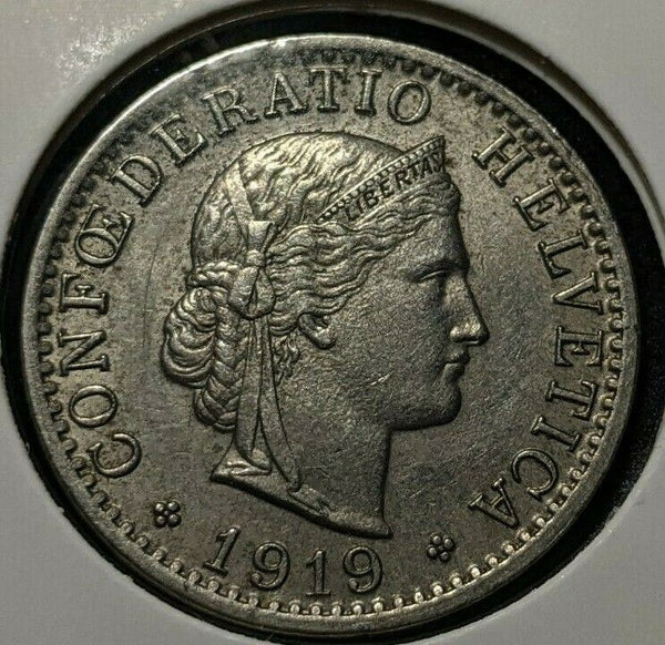 Switzerland 1919 20 Rappen KM# 29   #320   #12B