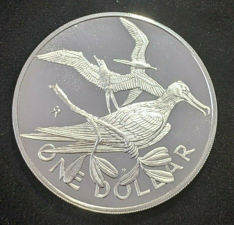 British Virgin Islands Proof 1974 FM (P) Dollar KM# 6a #1076