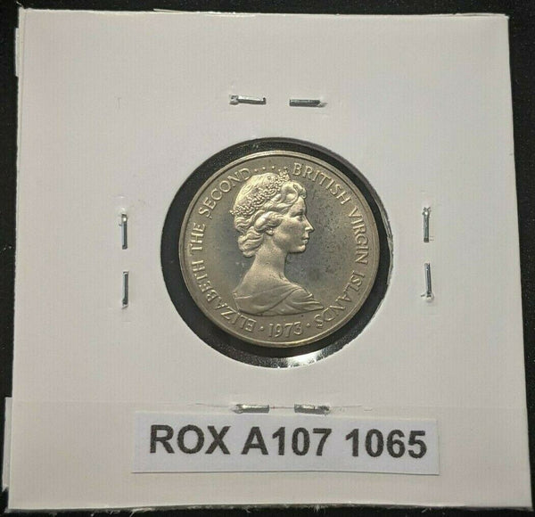 British Virgin Islands Proof 1973 FM (P) 5 Cents KM# 2 #1065