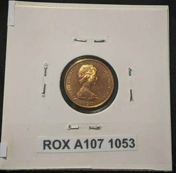 British Virgin Islands Proof 1973 FM (P) Cent KM# 1 #1053