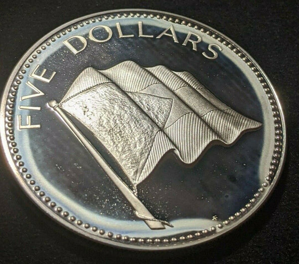 Bahamas Proof 1974 FM (P) 5 Dollars KM# 67a #1077