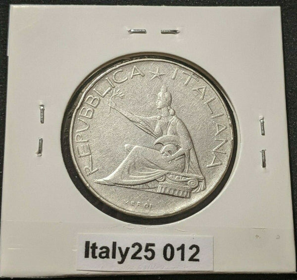 Italy 1961 500 Lire KM# 99 Rim Damage #012
