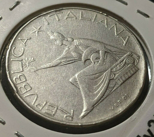 Italy 1961 500 Lire KM# 99 Rim Damage #012