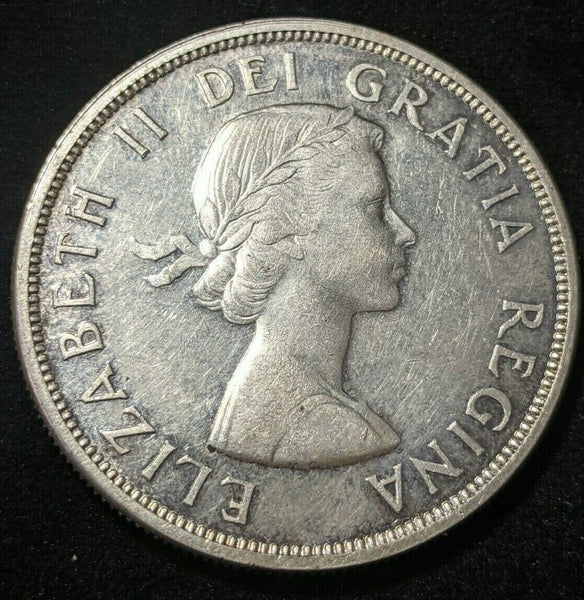 Canada 1963 Dollar $1 KM# 54 Cleaned #1023