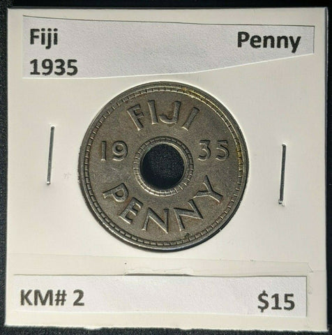 Fiji 1935 Penny 1d KM# 2 #1280