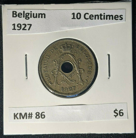 Belgium 1927 10 Centimes KM# 86 #1413