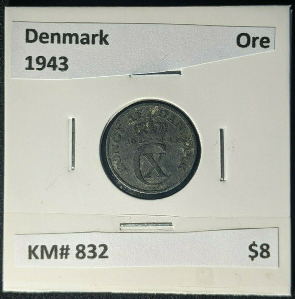 Denmark 1943 Ore KM# 832 #1341