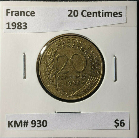 France 1983 20 Centimes KM# 930 #1285
