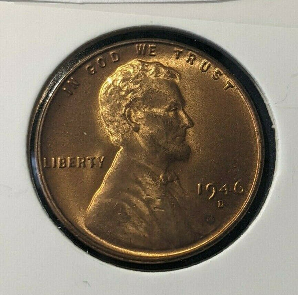 USA 1946 D Cent KM# A132 Scratches #070