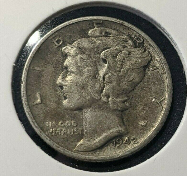 USA 1942 S Dime KM# 140 #075