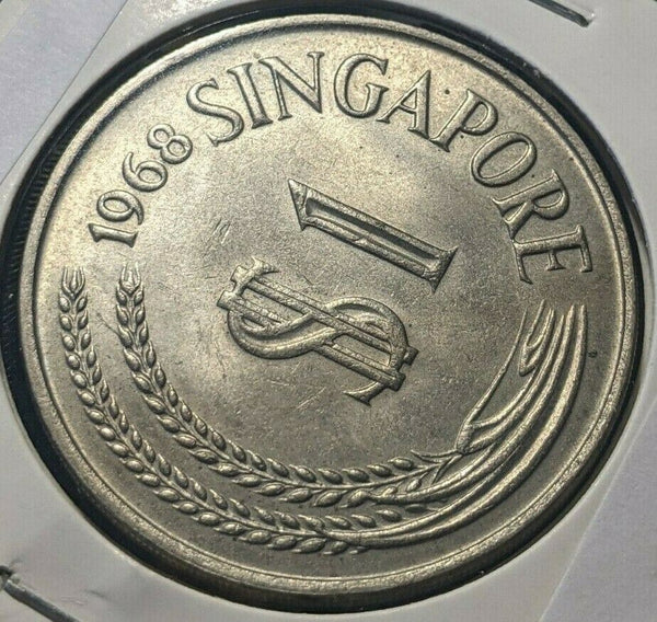 Singapore 1968 Dollar KM# 6 #070     #11B