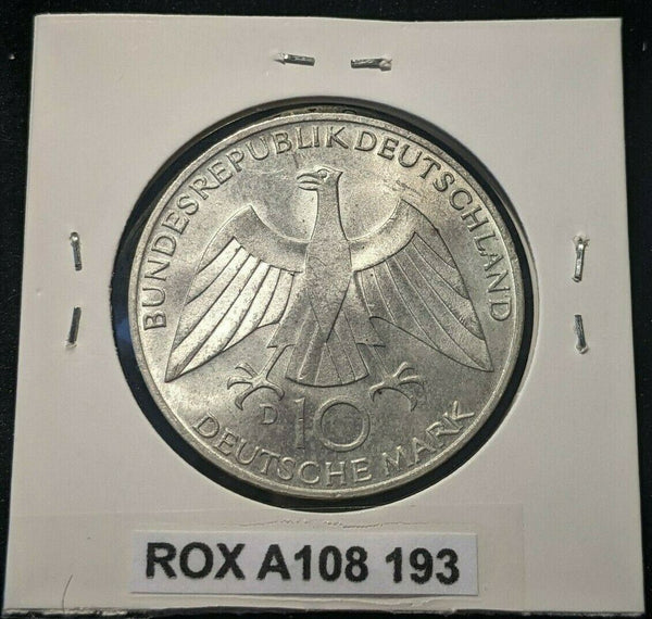 Germany 1972 D 10 Mark KM# 131 Scratches #193  8A