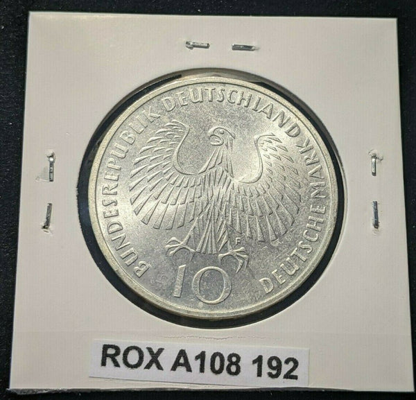 Germany Federal Republic 1972 F 10 Mark KM# 135 Scratches #192   8B