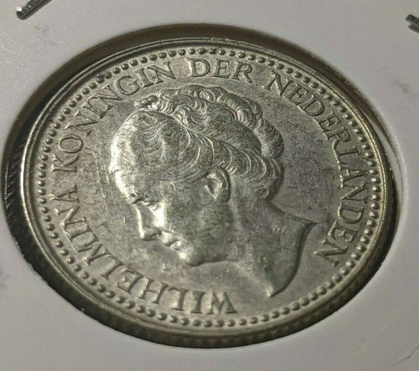 Netherlands 1922 1/2 Gulden KM# 160 Scratches #035