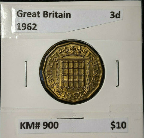 Great Britain 1962 3d Threepence KM# 900 #0183
