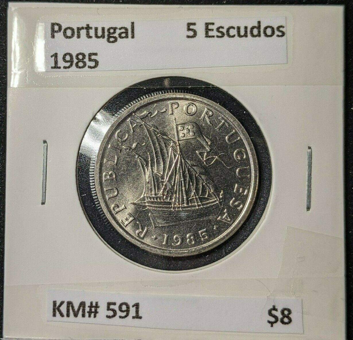 Portugal 1985 5 Escudos KM# 591 #971