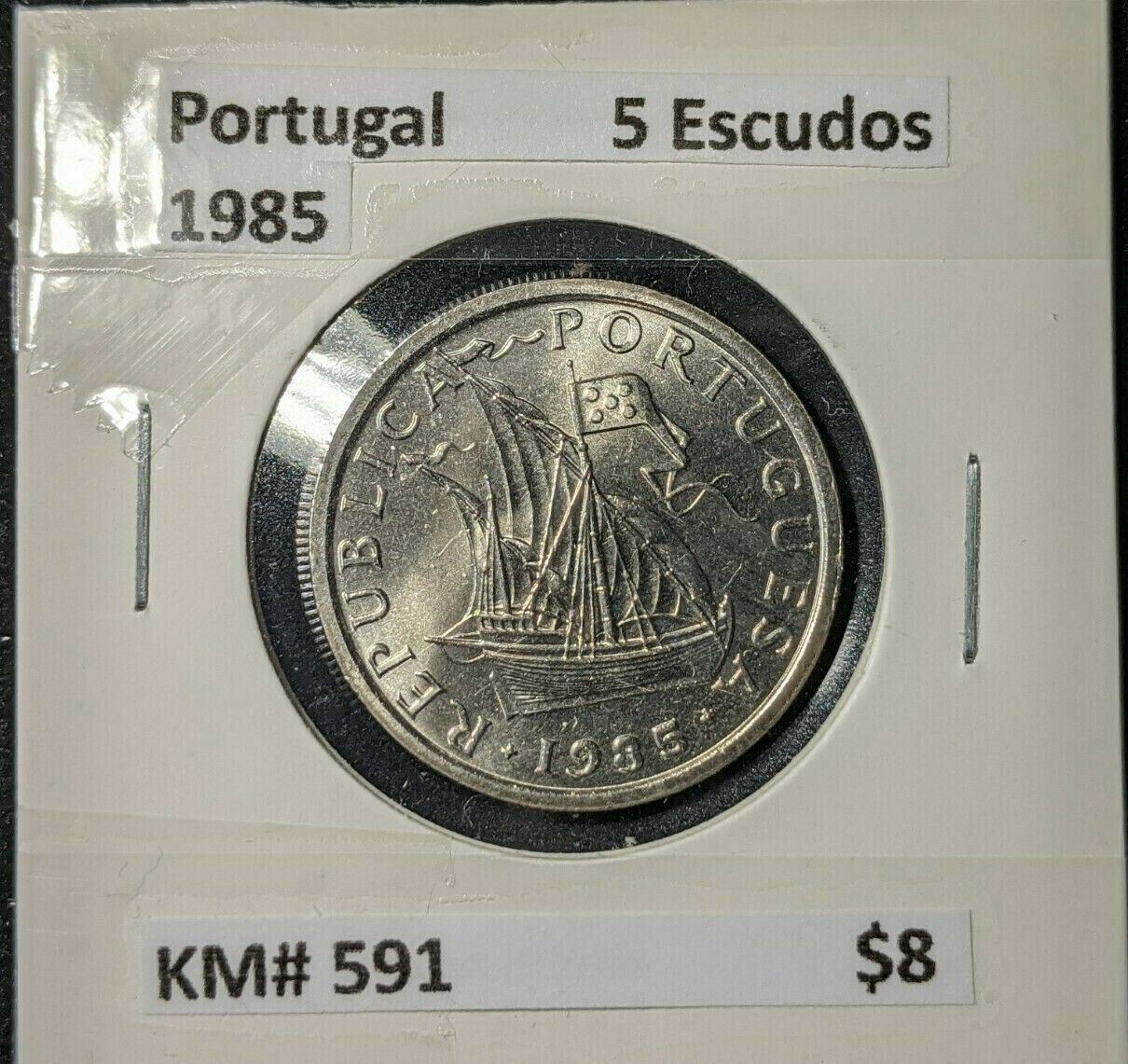 Portugal 1985 5 Escudos KM# 591 #965