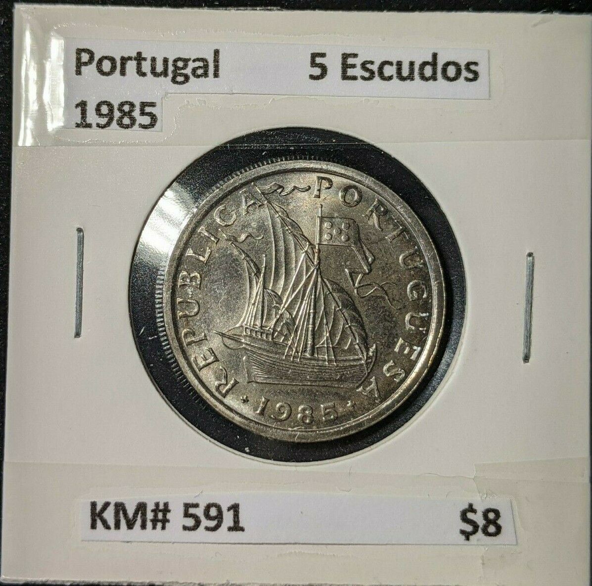 Portugal 1985 5 Escudos KM# 591 #988