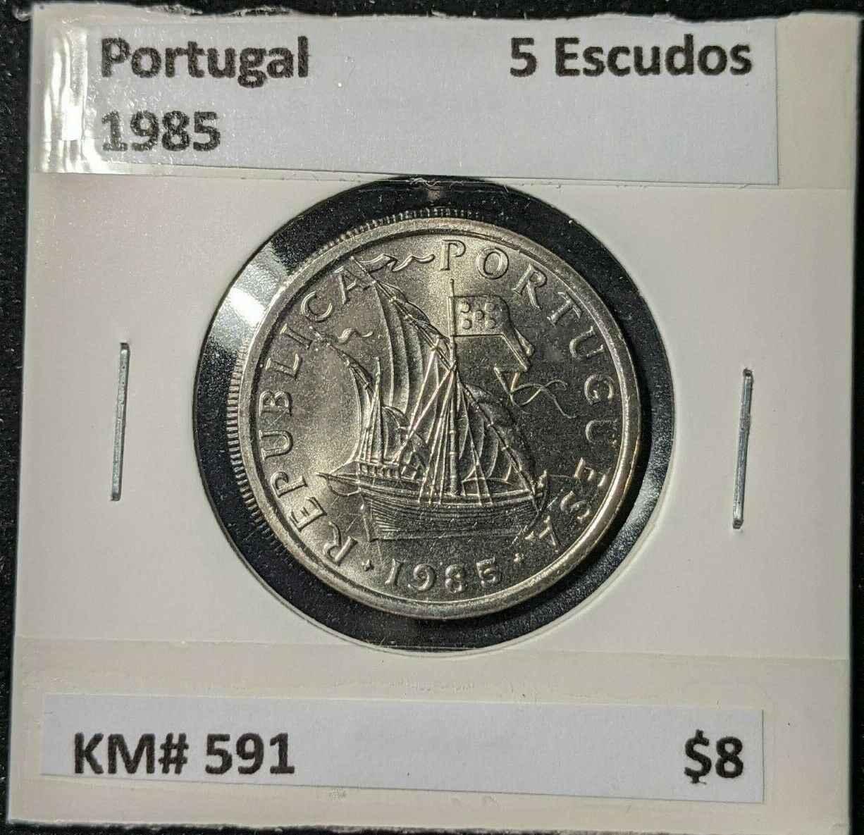 Portugal 1985 5 Escudos KM# 591 #999