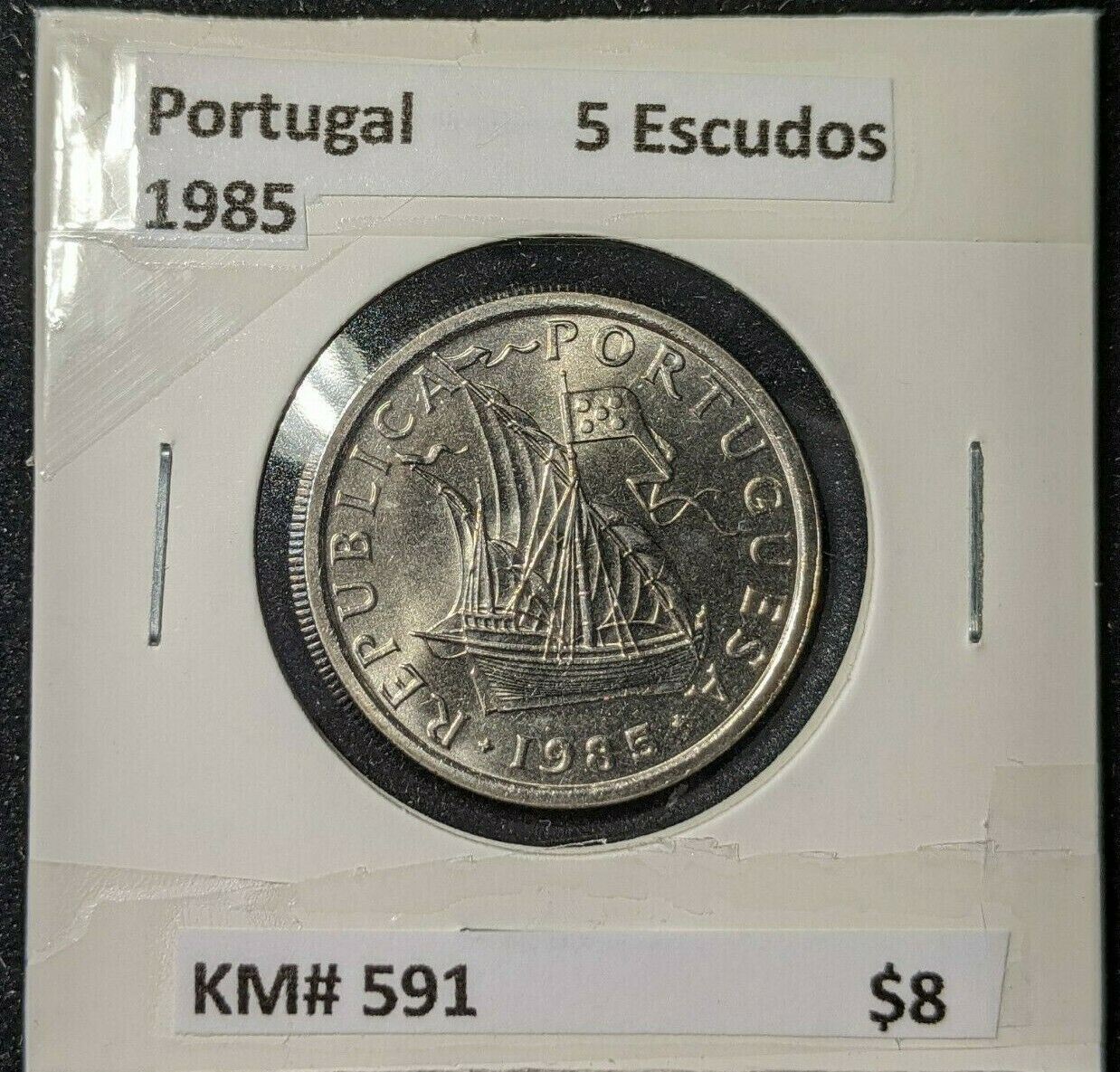 Portugal 1985 5 Escudos KM# 591 #972