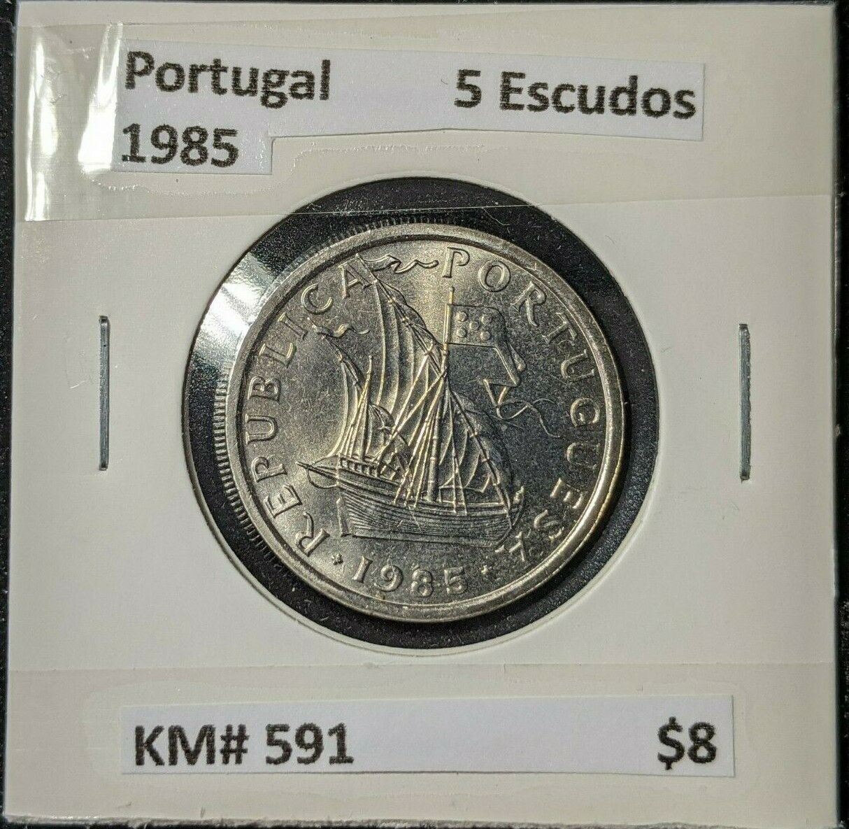 Portugal 1985 5 Escudos KM# 591 #995