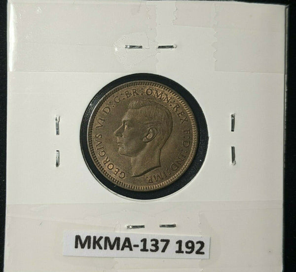 Great Britain 1939 1/4d Farthing KM# 843 #192