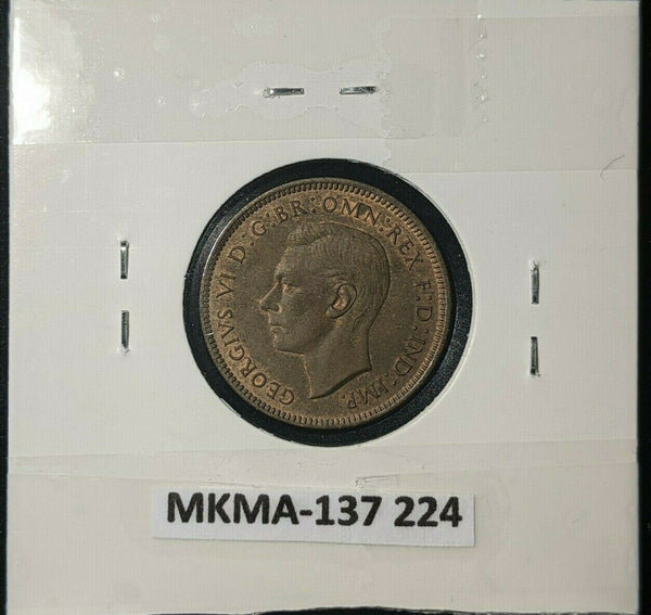 Great Britain 1939 1/4d Farthing KM# 843 #224