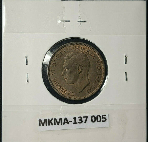 Great Britain 1939 1/4d Farthing KM# 843 #005