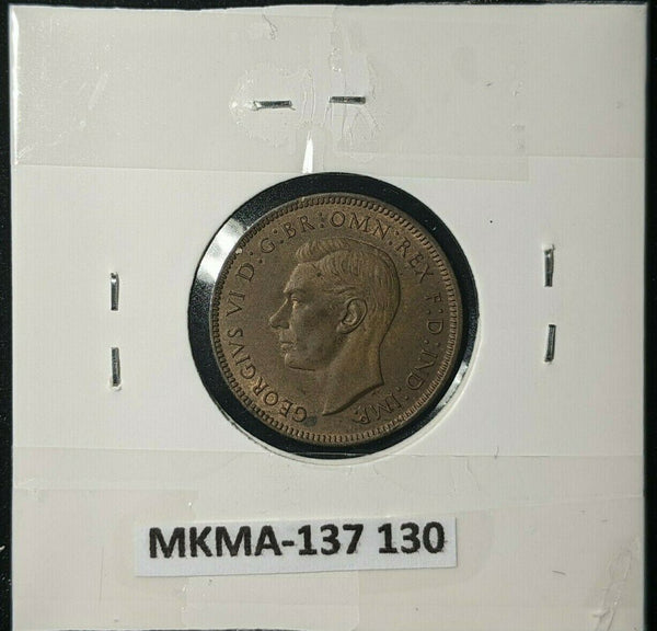 Great Britain 1939 1/4d Farthing KM# 843 #130
