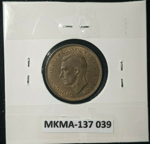 Great Britain 1939 1/4d Farthing KM# 843 #039