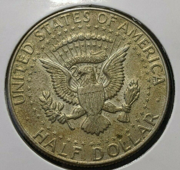 USA 1967 50 Cents KM# 202a Scratches #672   10A