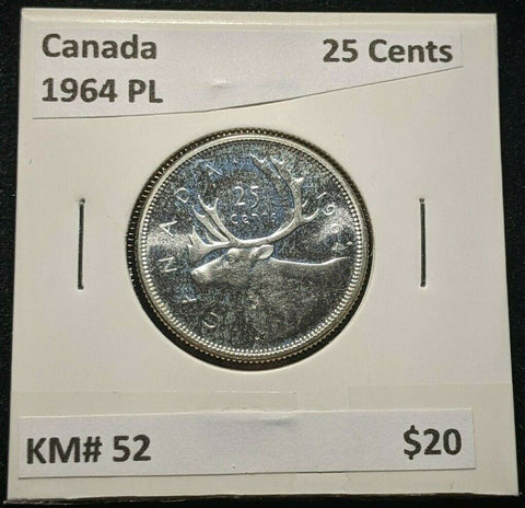 Canada 1964 PL 25 Cents KM# 52 #1591