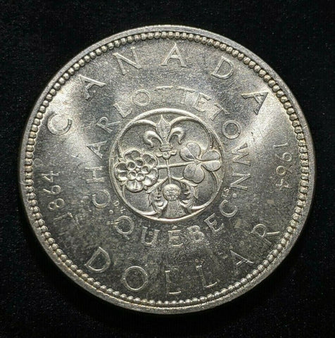 Canada 1964 Dollar KM# 58 Scratch #1004