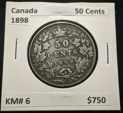Canada 1898 50 Cents KM# 6 #179