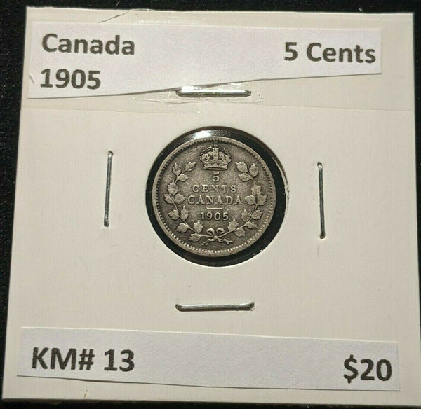 Canada 1905 5 Cents KM# 13 #1546   9A