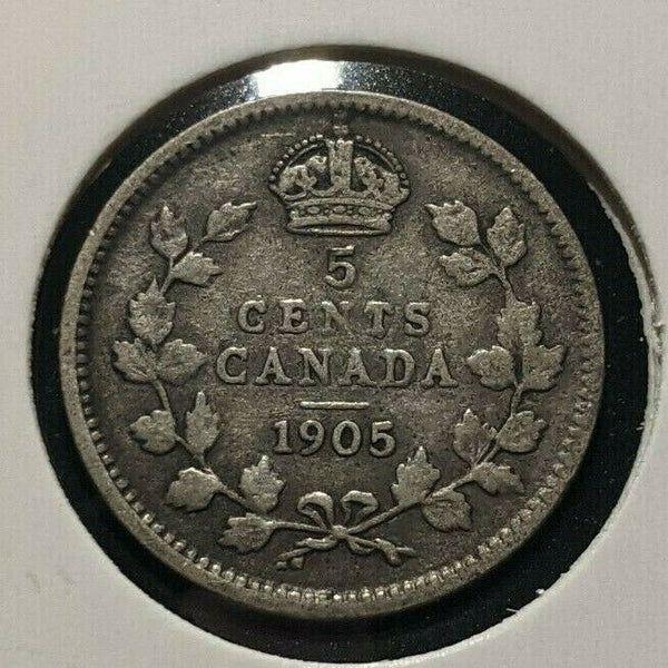 Canada 1905 5 Cents KM# 13 #1546   9A