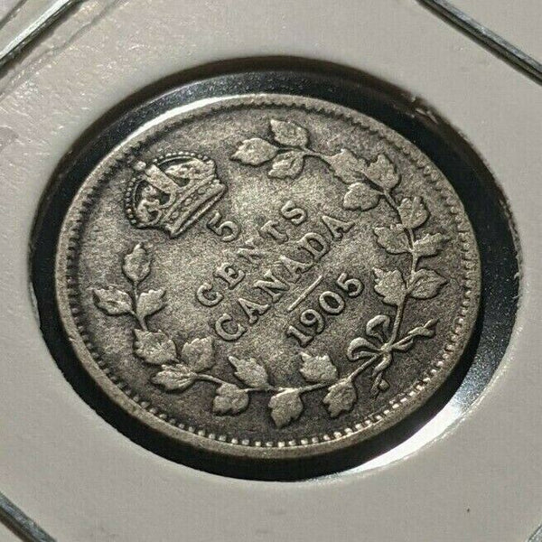 Canada 1905 5 Cents KM# 13 #1546   9A