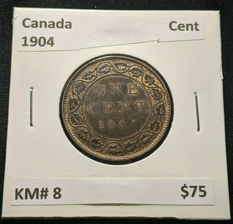 Canada 1904 Cent KM# 8 #1756