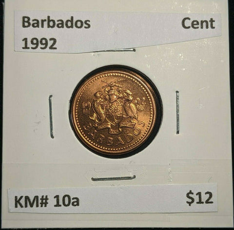 Barbados 1992 Cent KM# 10a #084  3C