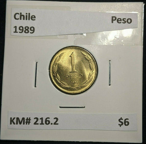 Chile 1989 Peso KM# 216.2 #0669