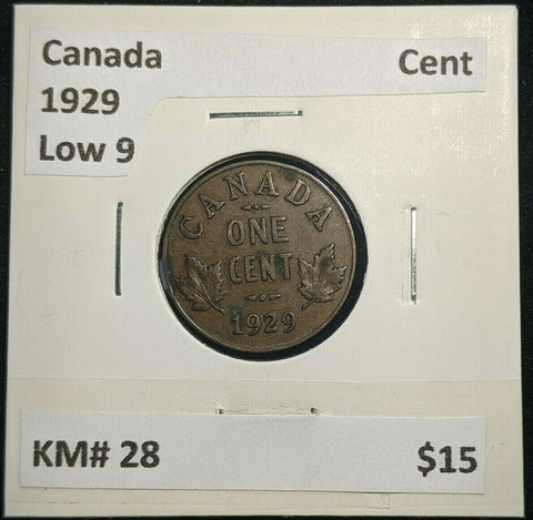 Canada 1929 Low 9 Cent KM# 28 #1465