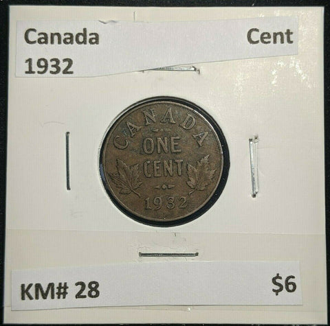 Canada 1932 Cent KM# 28 #1458