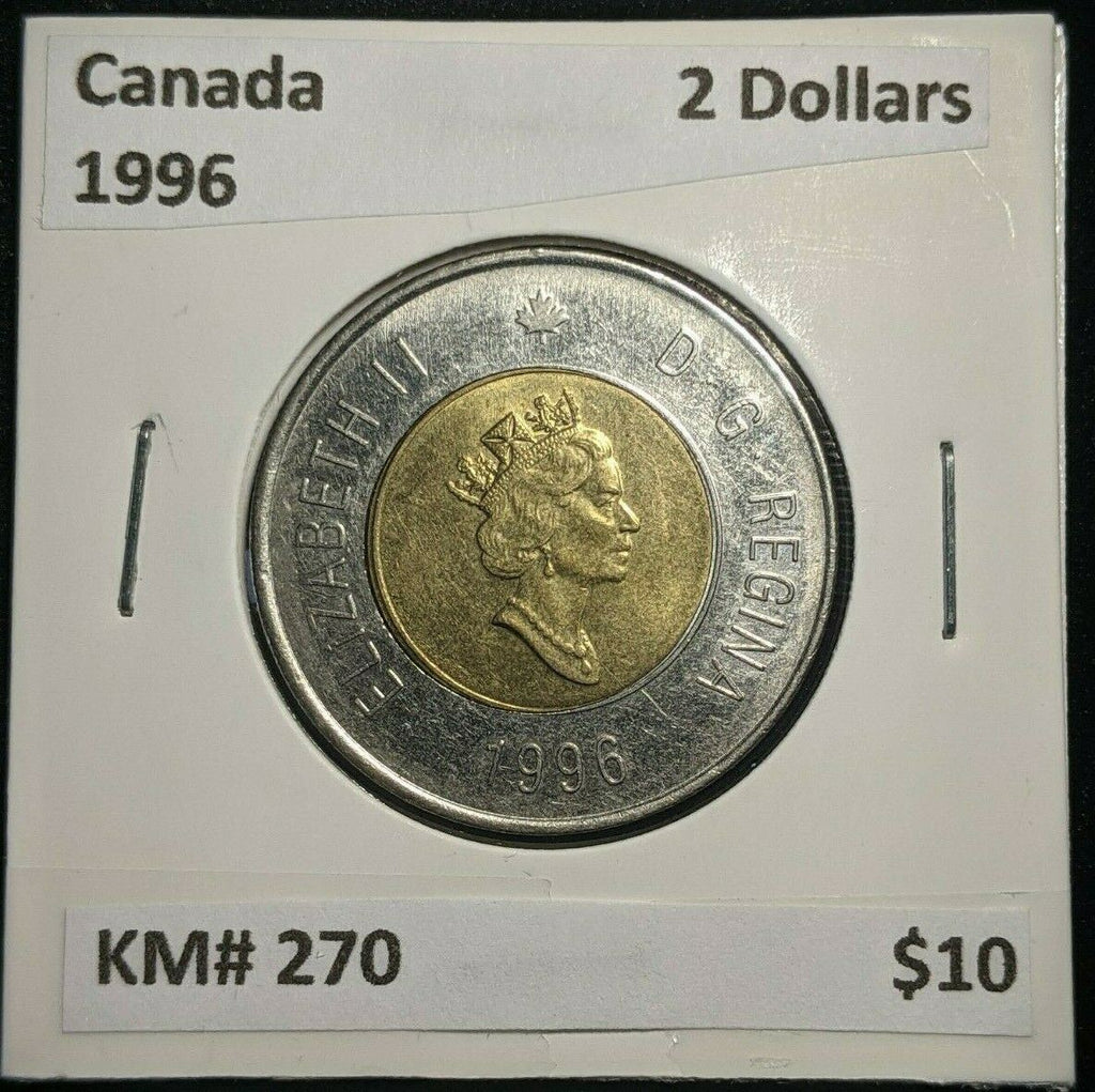 Canada 1996 2 Dollars KM 270 104 aussiecoinsdirect